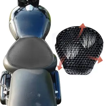 Gaisa plūsmas Sēdekļa Vāku Motociklu 3D Gaisa Motocikla Sēdekļa Spilvena Elpojošs Sēdekļa atdzisis sēžamspilvenu Spiediena Samazināšanas Braukt