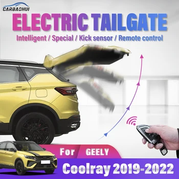 Auto Elektriskie Tailgate, Automātiskās vadības Bagāžnieka vadīt Auto Accessori Aizmugurējo durvju elektriski komplekts GEELY Coolray 2019-2022,Elektriskā Bagāžnieka