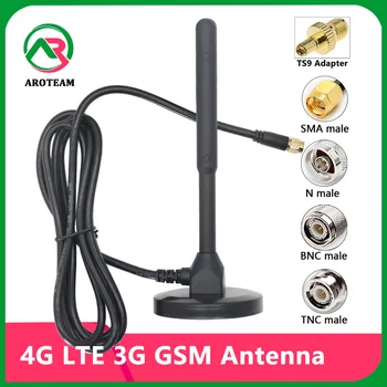 SMA TS9 N TNC BNC Vīriešu 4G LTE, 3G GSM Augstas Iegūt 12dbi Omni wi-fi, Iekštelpu un Āra Ūdensizturīgs Router Antenas Signālu Palielināt