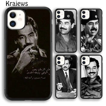 Krajews arābu Irākas Sadams Huseins Telefonu Gadījumā Segtu iPhone 15 SE2020 14 6 7 8 plus XS XR 11 12 mini 13 pro max coque Fundas