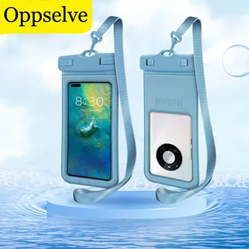 Jaunu, Lielu Peldošu Ūdensizturīgs Peldēt Soma Portatīvo Telefonu Gadījumā iPhone 12 13 14 Plus Pro Max POCO Xiaomi 13 Huawei P30 Lite Vāciņu