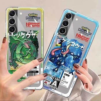 Samsung Galaxy S22 5G S21 Plus S23 Ultra Soft S20 FE S10 Lite S10e Tpu Pokemon Karikatūra Anime Krāsu Spēles Zēniem Būtiska Lieta