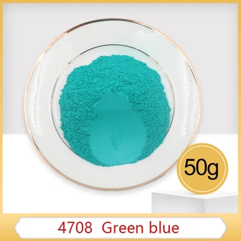 #4708 Green Blue Pearl Powder Pigmenta DIY Krāsu Krāsviela, kas par Ziepēm Nagu Apdare, Krāsošanas Automašīnu Mākslas Cr