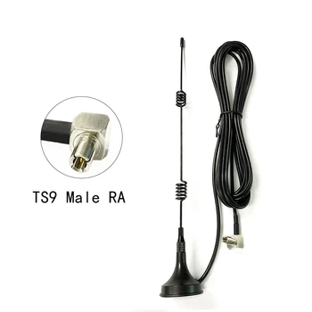 1pc 3G Antenu TS9 Savienotājs 5dBi Augstas Iegūt Magnētiskās Pamatnes Gaisa 3m pagarinātāja Kabelis USB Modemu Huawei E392 E3272 E1762 #1